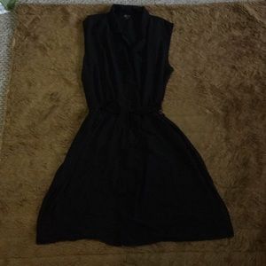 Black Cocktail Dress With 2 Slits On the Side